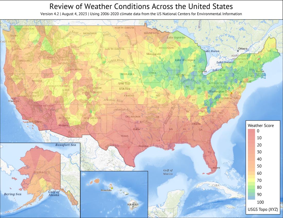 Weather Analysis Map