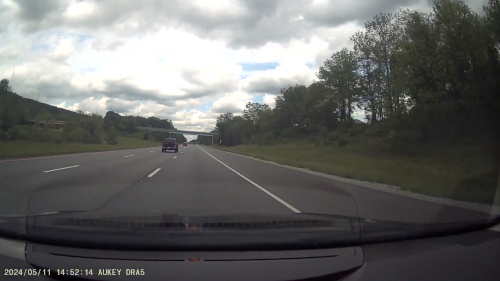 Extra wide median on I-81 in the area of the northern terminus of the cancelled West Shore Expressway.
