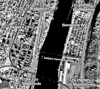2022
          aerial of approaches to Bellaire Interstate Bridge